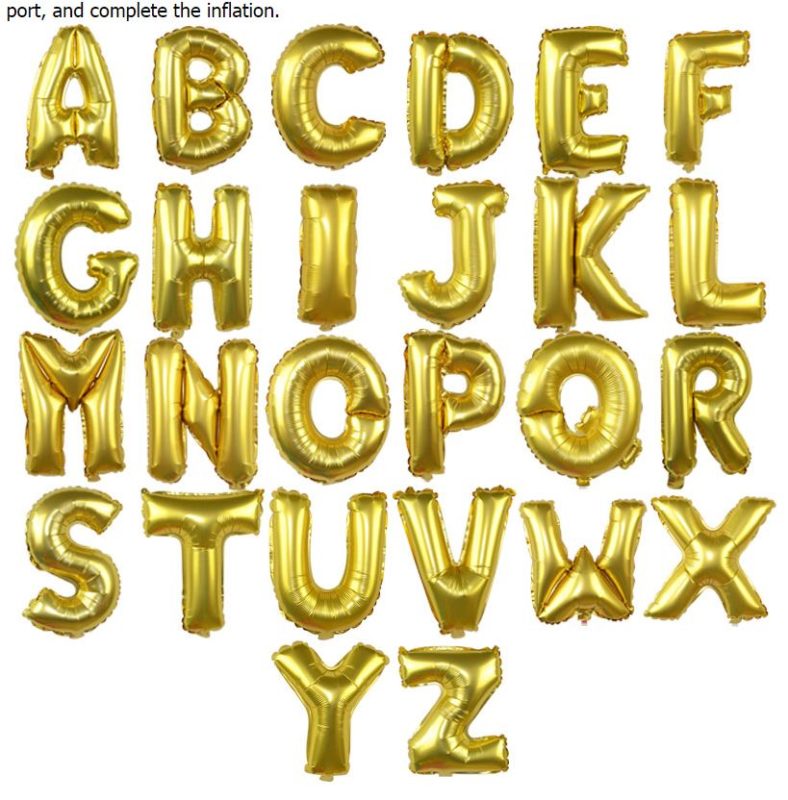 Mylar Letter Balloons Phuketballoon
