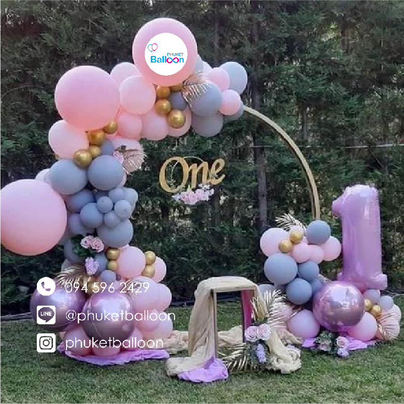 Circle Balloons Arch Stand Event
