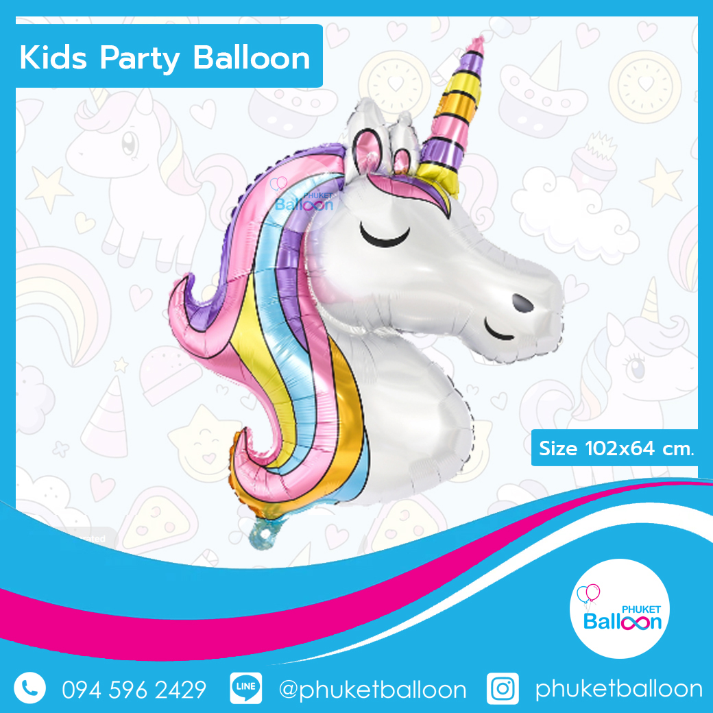 unicorn balloon phuket cartoon
