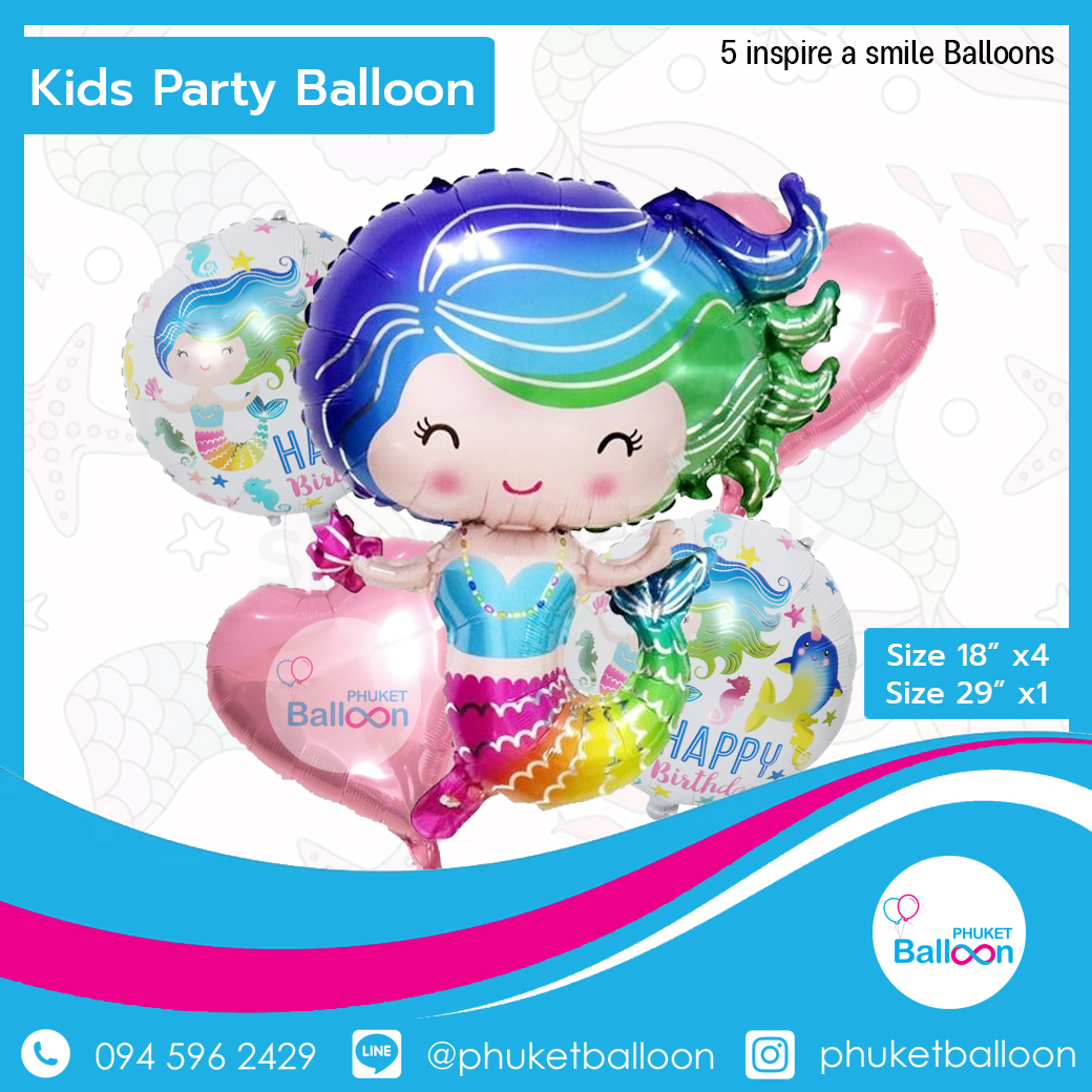 MERMAID BALLOON CARTOON PHUKET