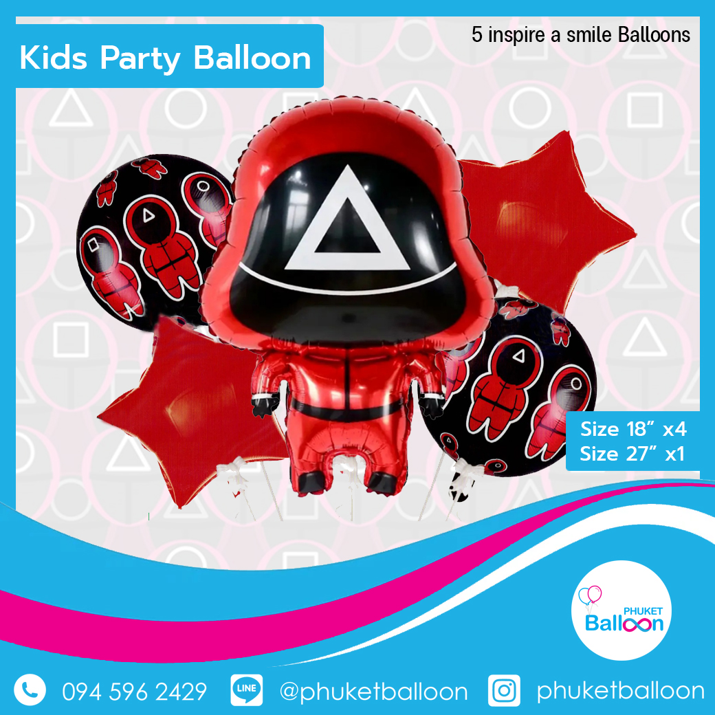 Squid Game สามเหลี่ยม PHUKET BALLOON ลูกโป่ง ภูเก็ต