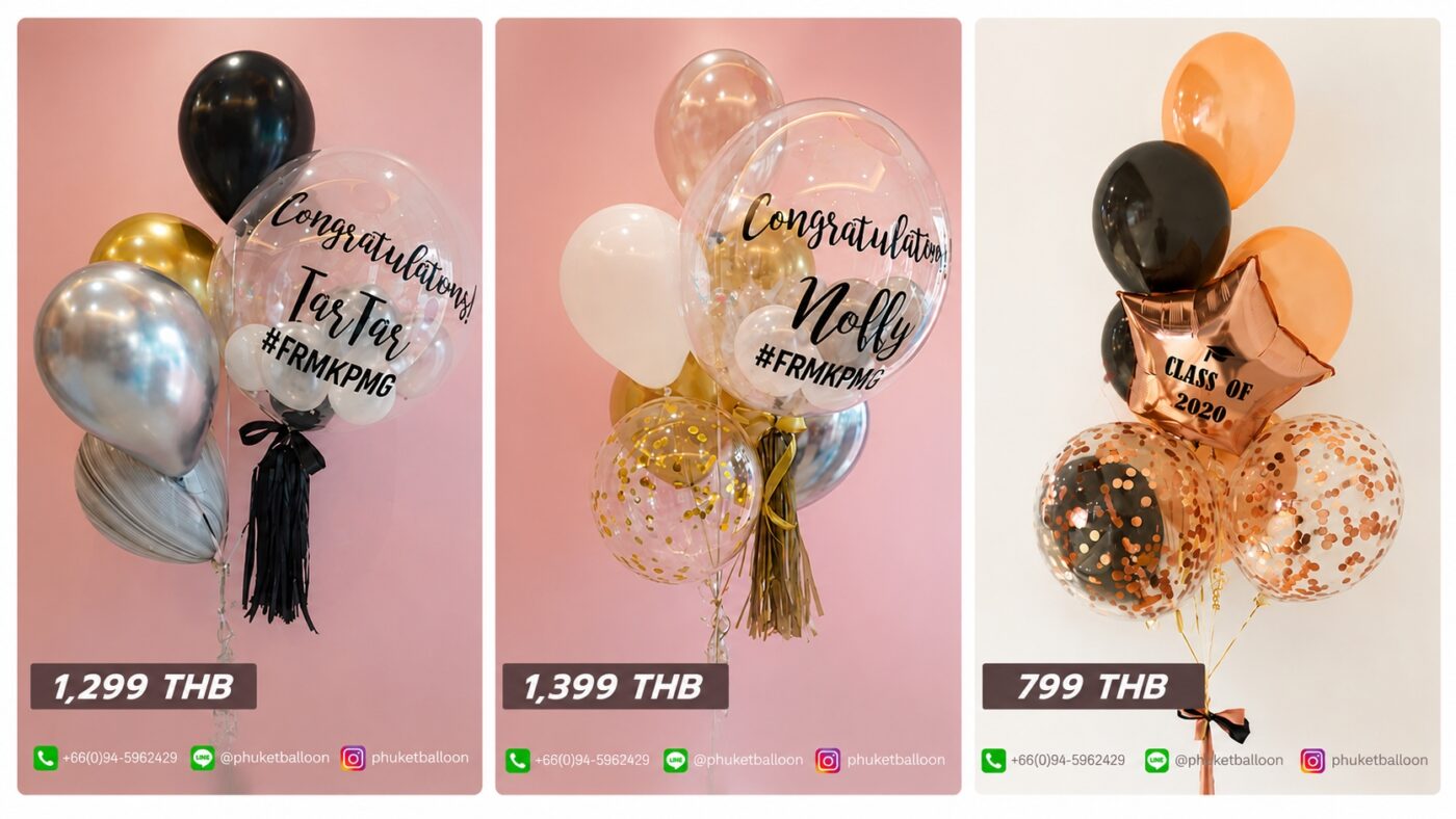 Congratulations Balloons Phuket
