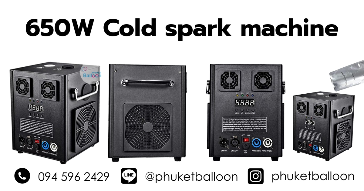ผงไพโร ผงประกายไฟ Cold Spark Machine phuket krabi พัทยา pyro